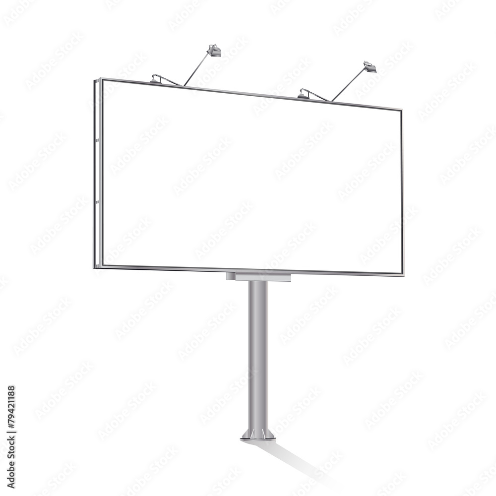 billboard on white billboard on white