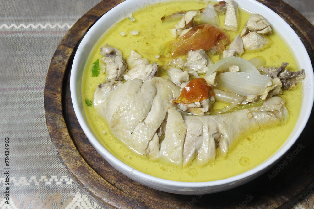 Green chicken curry , Thai cuisine
