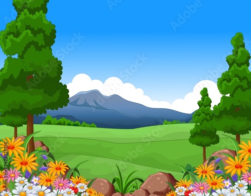 beautiful summer landscape