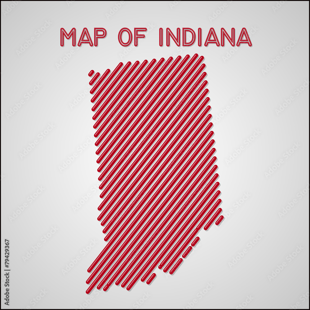 map of indiana map of indiana