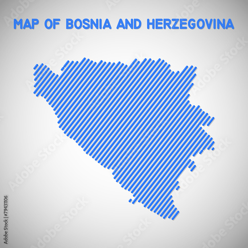 map of bosnia and herzegovina