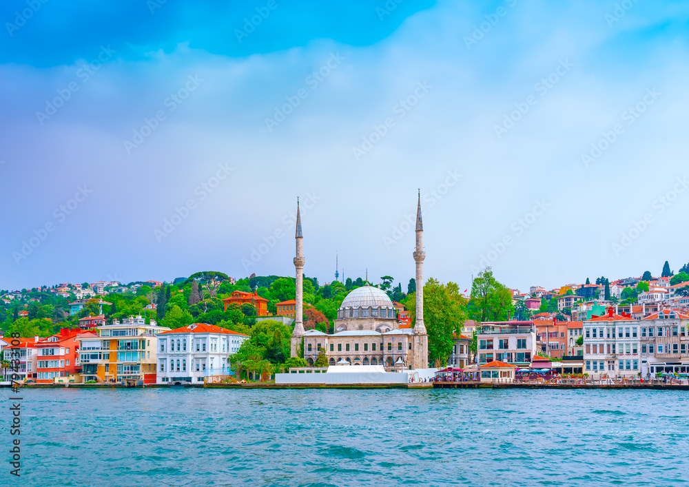 view from Bosphorus channel at Istanbul in Turkey1