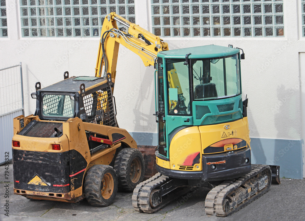 Fototapeta premium Engin de chantier