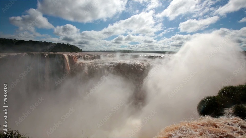 Iguassu Falls, the largest series of waterfalls of the world Iguassu Falls, the largest series of waterfalls of the world