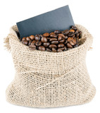 isolated coffee sack