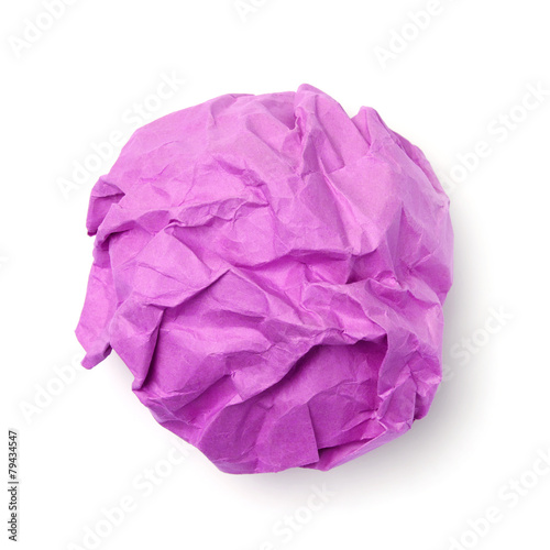 Pink paper ball