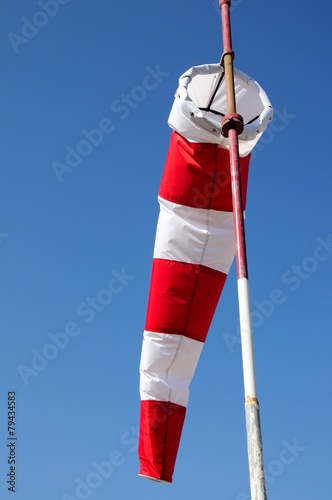 Red and white windsock © Arena Photo UK