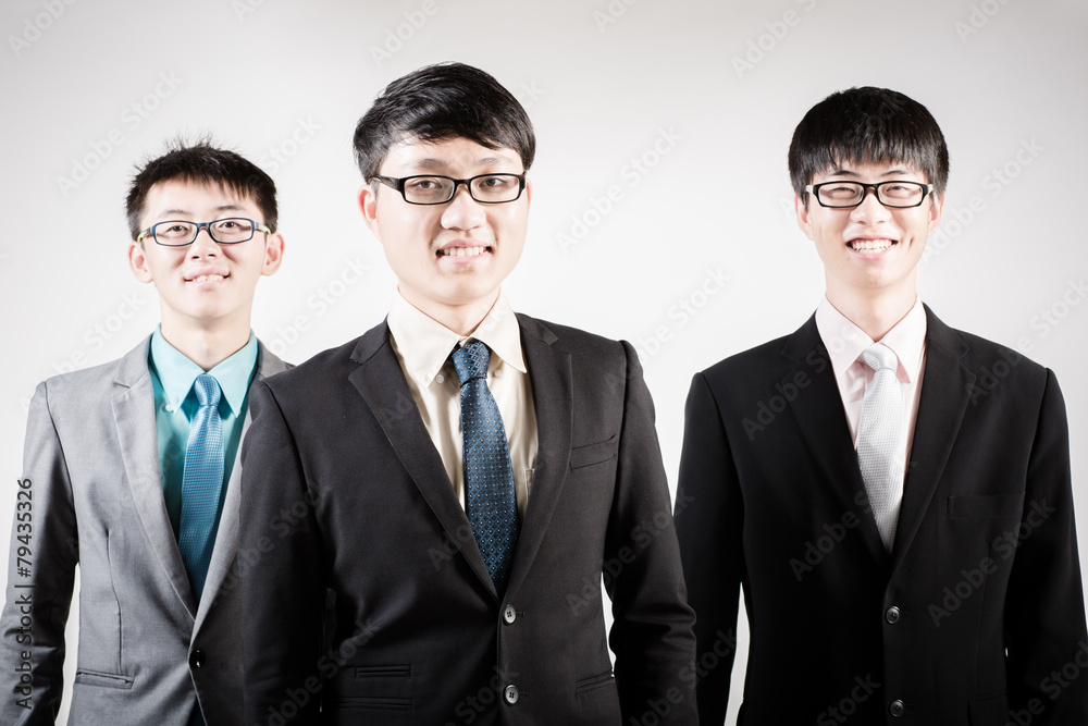 Group of business people. Business team Isolated on white backgr Group of business people. Business team Isolated on white backgr