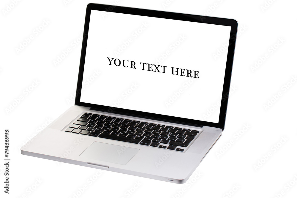 an image of laptop isolated on white an image of laptop isolated on white