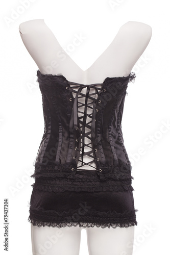 Photo beautiful dark corset