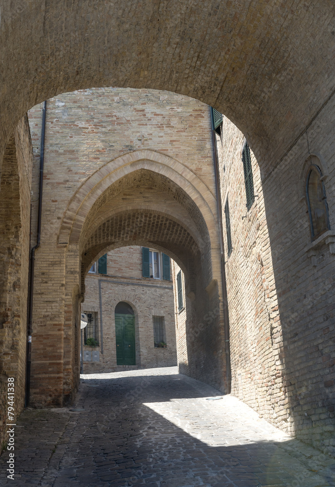 Naklejka premium Montelupone (Marche, Włochy)