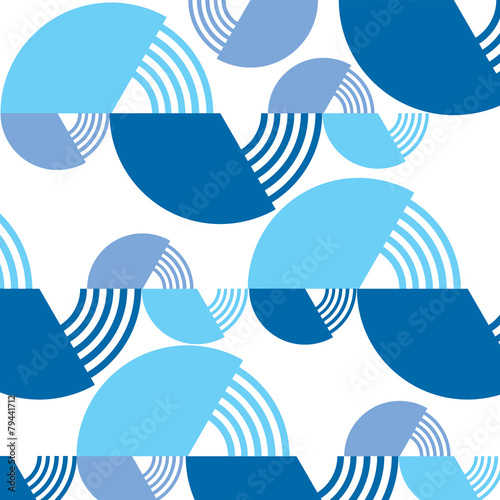 blue curve pattern