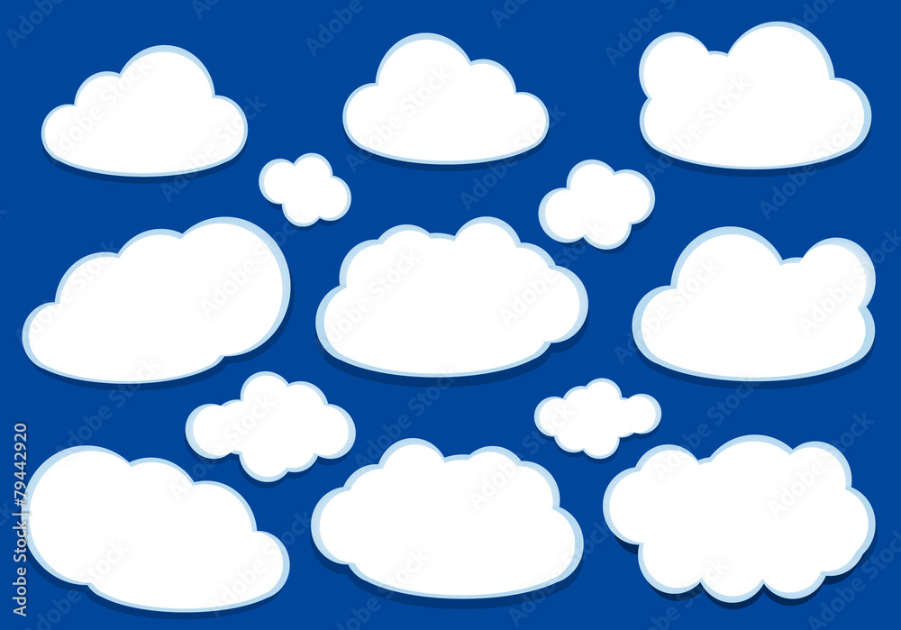 White clouds White clouds