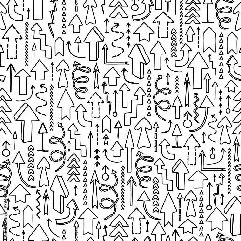 Arrows eamless background Arrows eamless background