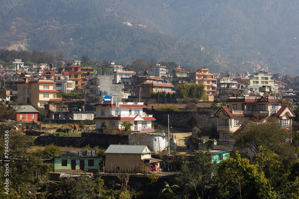 Obraz premium small city in Asia