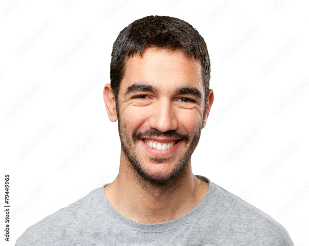 Fototapeta premium Close up of a confident young man
