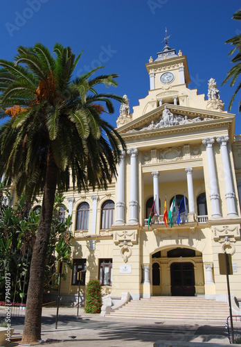 Ayuntamiento, Málaga, Andalucía