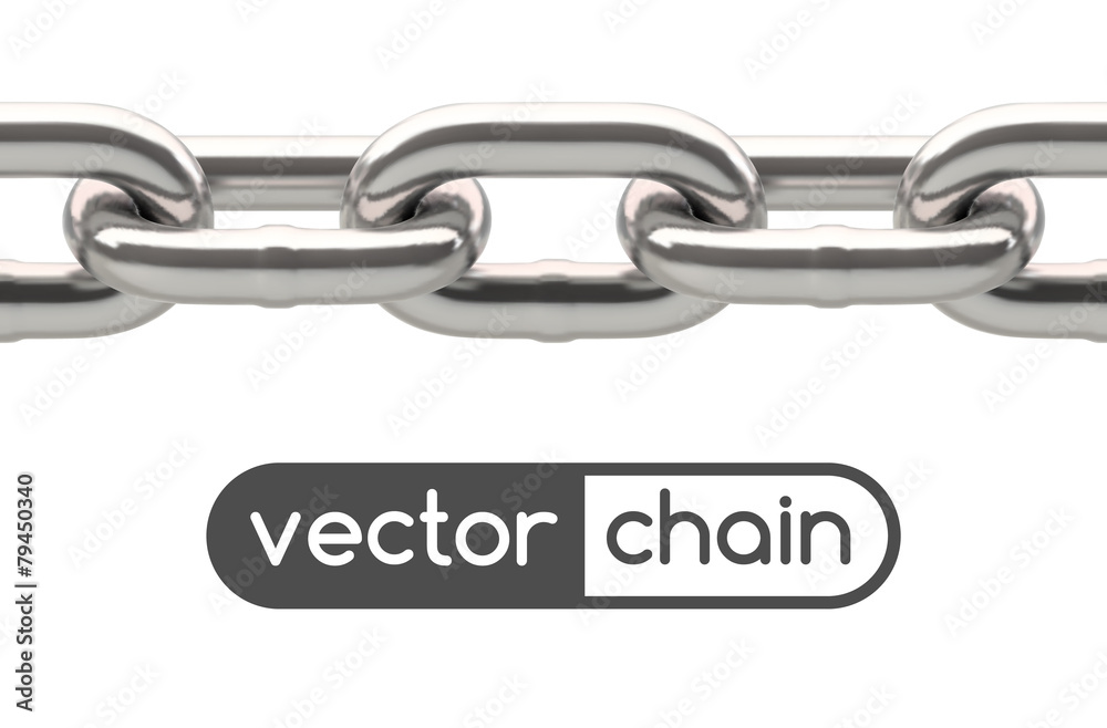 Obraz premium Seamless oval link chain
