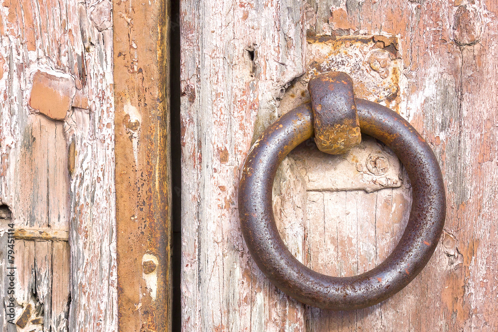Rusty iron ring Rusty iron ring