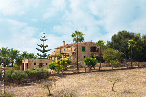 Spanish medieval country house. Place for your text.