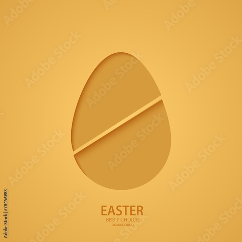 Vector modern easter element design.
