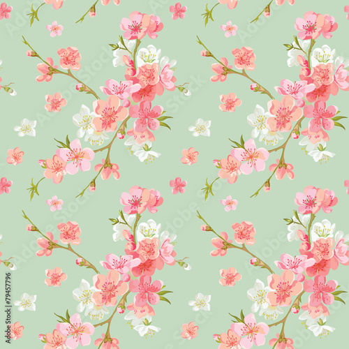 Spring Blossom Flowers Background