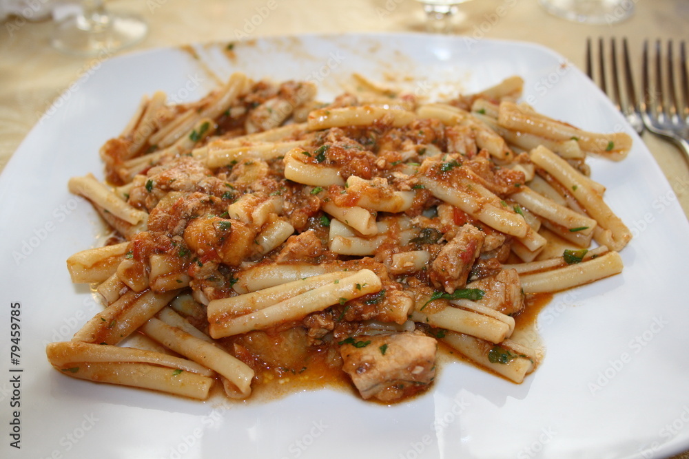pasta sauced fish pasta sauced fish