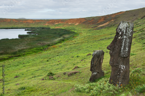 Moai (Osterinsel, Rapa Nui)