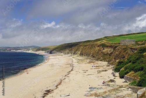 Strand von Gunwalloe  Cornwall  England