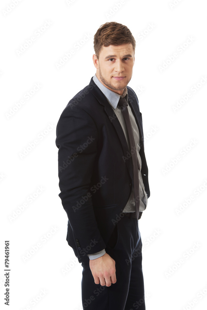 Successful handsome businessman. Successful handsome businessman.