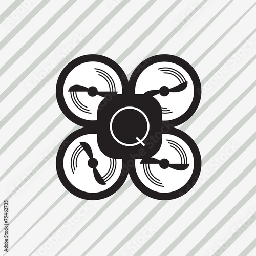 drone flat icon