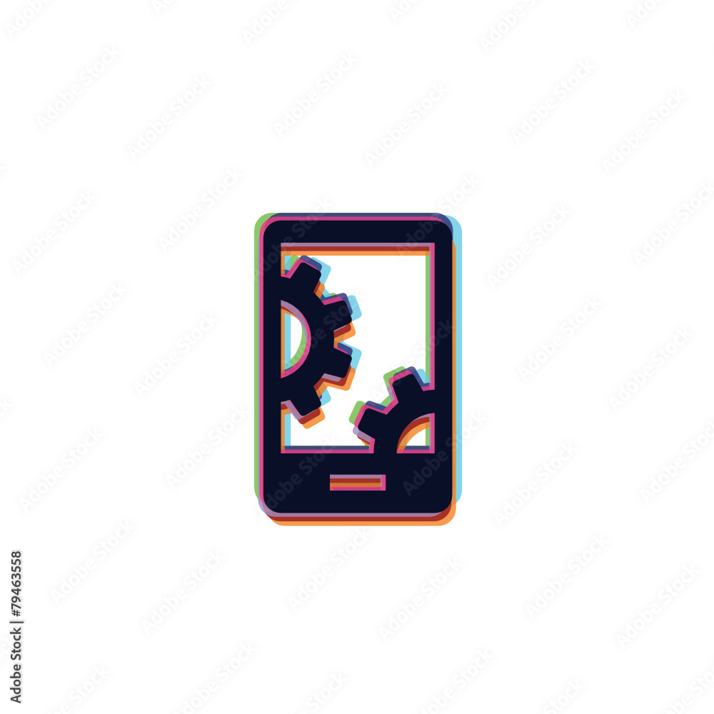 Fototapeta premium 3D Effect - Vector Icon