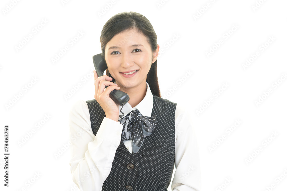 笑顔のOL 笑顔のOL