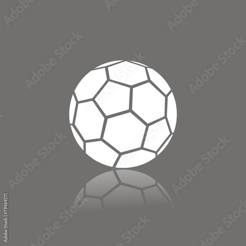Icono balón fútbol FO reflejo