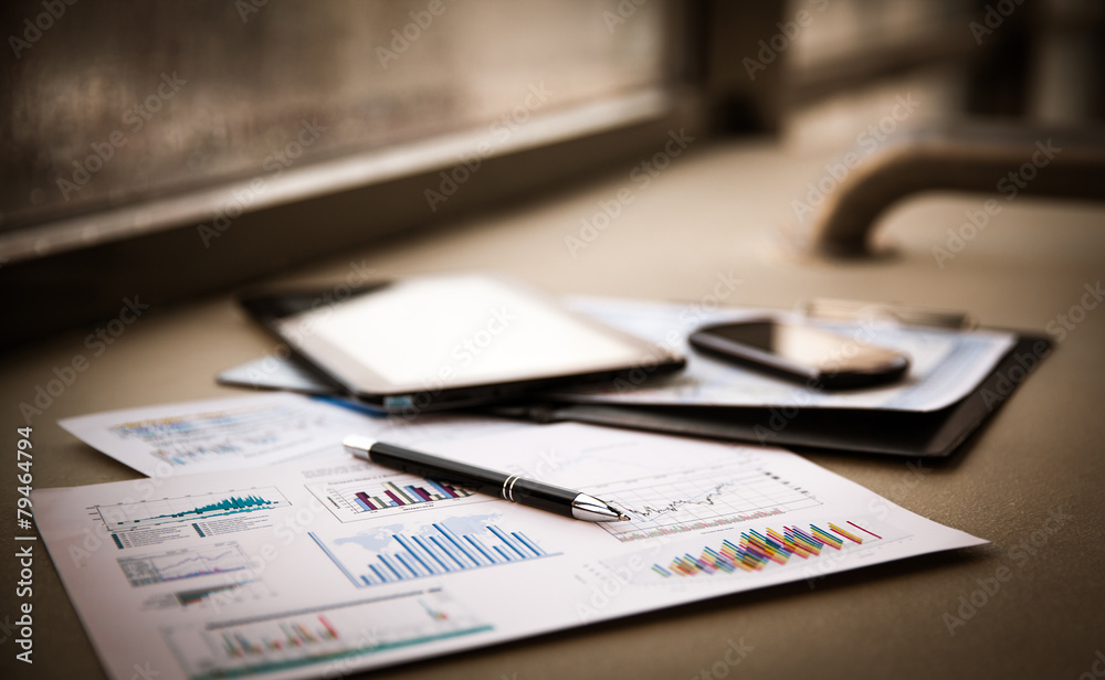 business documents with charts growth business documents with charts growth