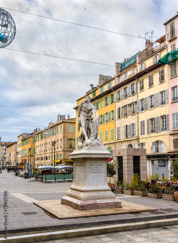 Statue of Pierre Puget in Marseille - France, Provence photo