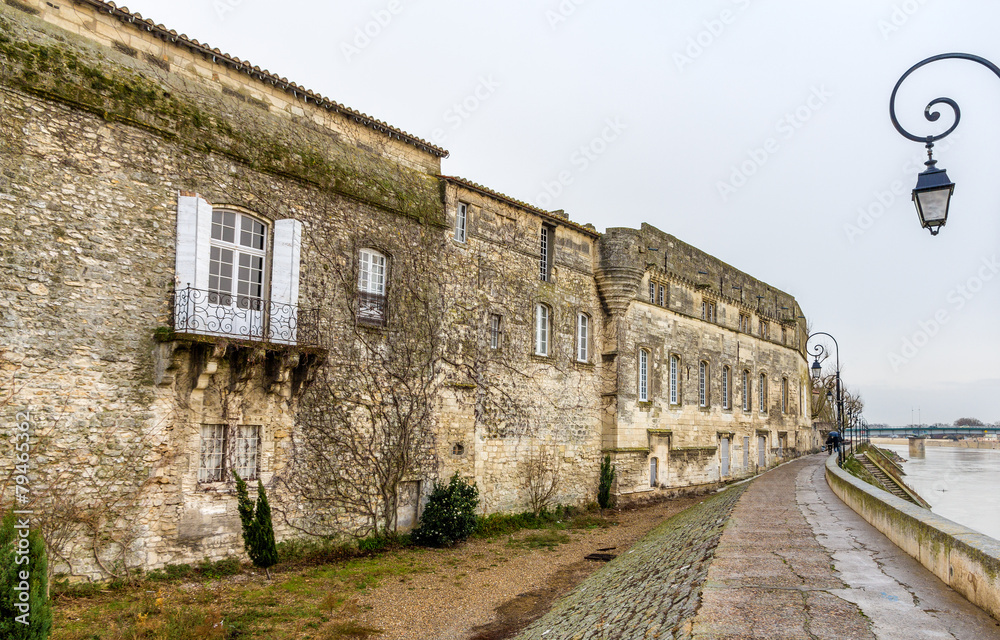 North facade of Reattu Museum in Arles, France