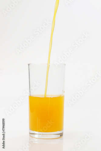 Orange Juice isolated on white