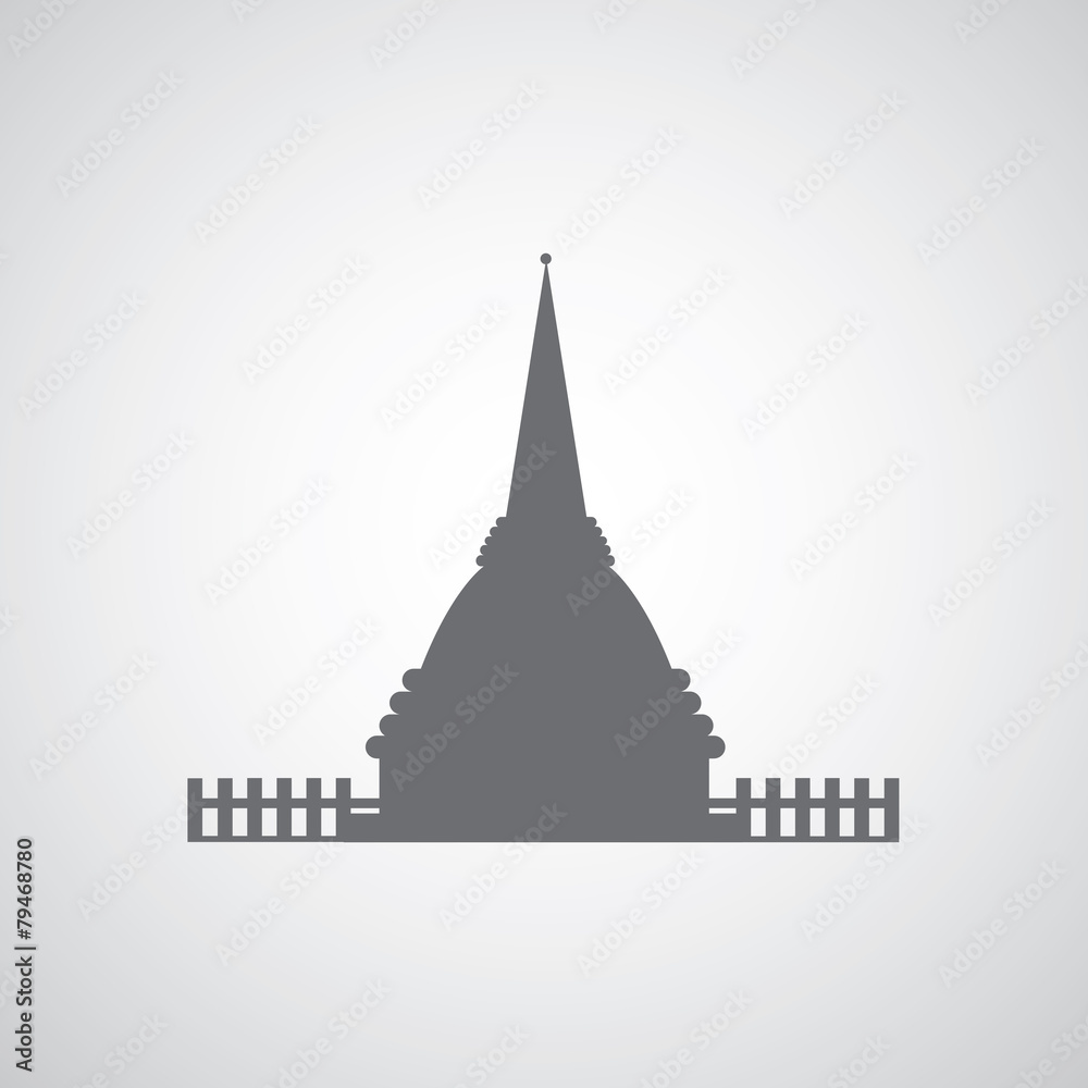 Fototapeta premium vector general pagoda symbol