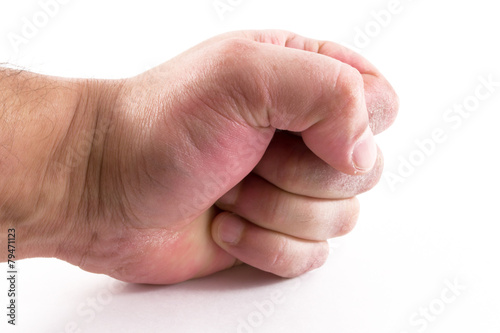 Adult Male Fist Clenched.