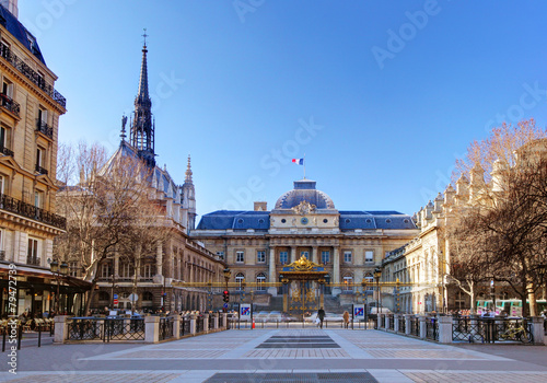 Fototapeta Naklejka Na Ścianę i Meble -  The Palais de Justice (Palace of Justice), Paris.