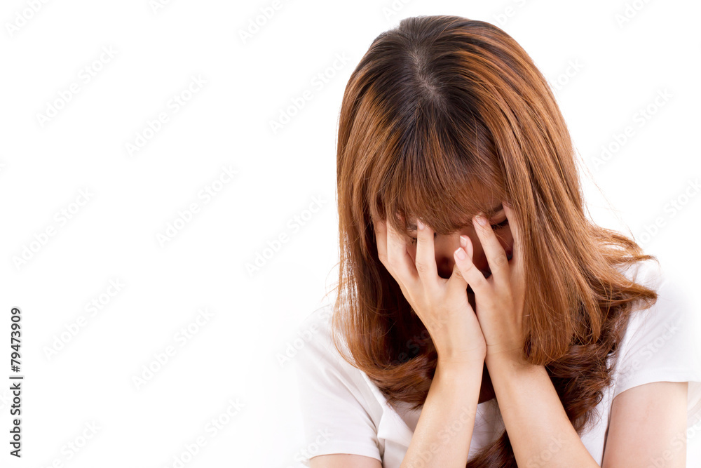desperated, sad, unhappy, frustrated, hopeless woman doing facep desperated, sad, unhappy, frustrated, hopeless woman doing facep