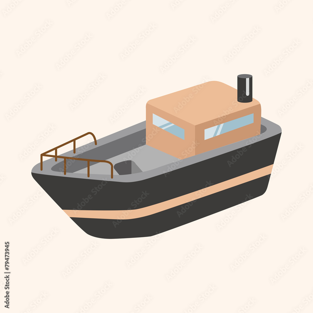 Transportation boat theme elements vector,eps Transportation boat theme elements vector,eps
