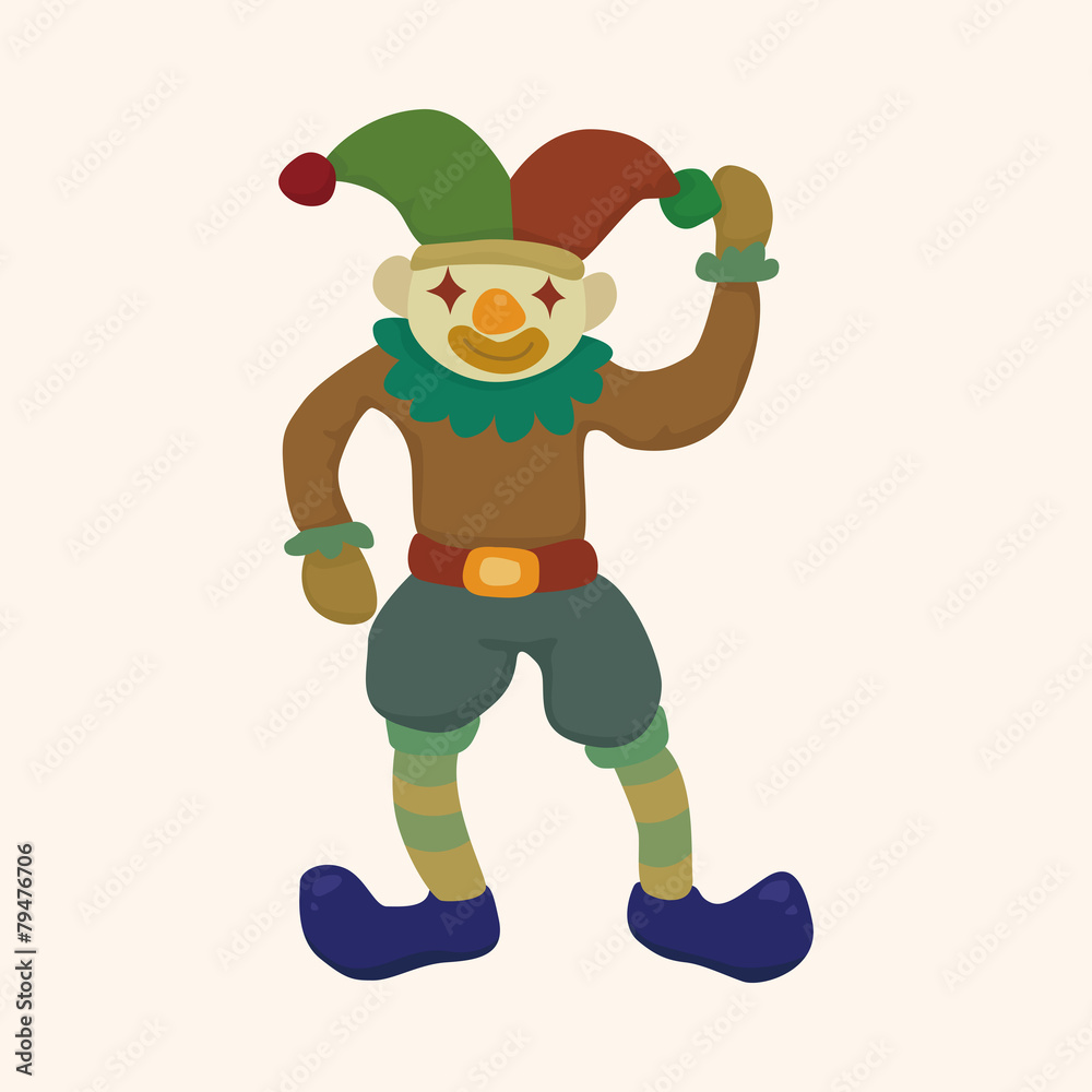clowns theme elements vector,eps clowns theme elements vector,eps