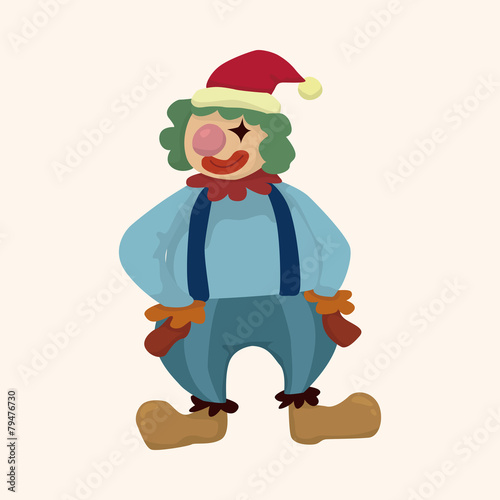 clowns theme elements vector,eps