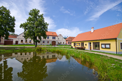 Holasovice in Czech Republic - village on UNESCO heritage list