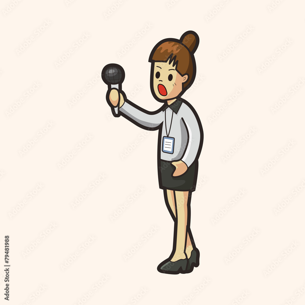 Reporter and photographer theme elements vector,eps Reporter and photographer theme elements vector,eps