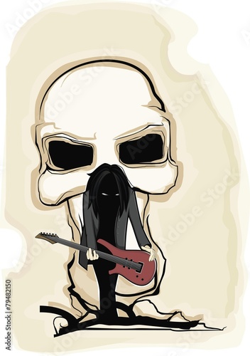 Dark guitarist