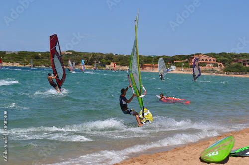 Windsurf, Baia dei Gabbiani, Sardegna