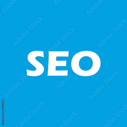 Seo white icon